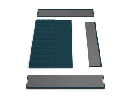 Кровать Lonax Аврора велюр Dolly-1 140х195