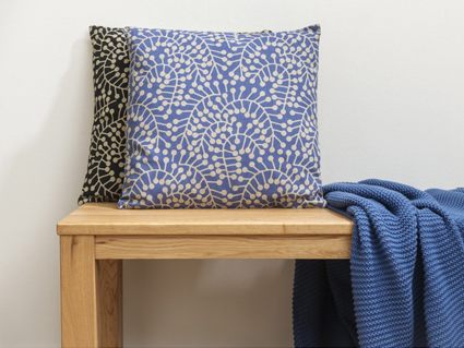 Декоративная подушка Tkano Спелая Смородина черная 45х45