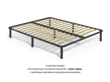 Кровать Lonax Аврора велюр Dolly-2 (с подъемным механизмом) 180х195