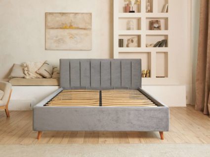 Кровать Димакс Амадора Крем с подъемным механизмом 140х190