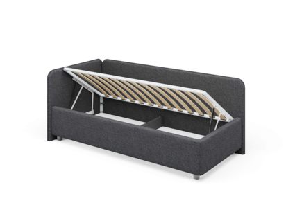 Кровать Сонум Capri Рогожка Марсала (с подъемным механизмом) 120х200