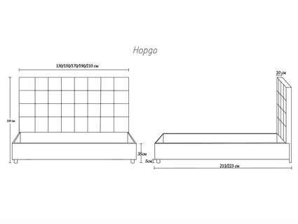 Кровать Димакс Нордо Альбус с подъемным механизмом 160х190