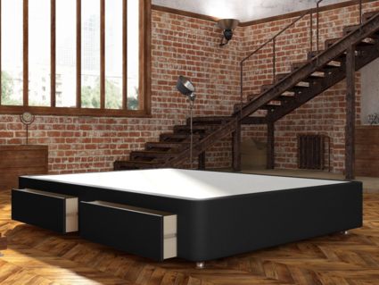 Кровать Mr.Mattress Site Box экокожа Black 237