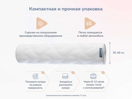Матрас Димакс Relmas Foam Roll 60х200