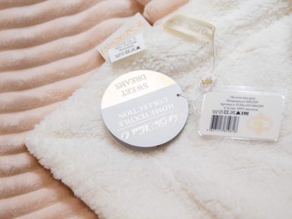 Плед Софи де Марко Полоса (пудра) 220х240