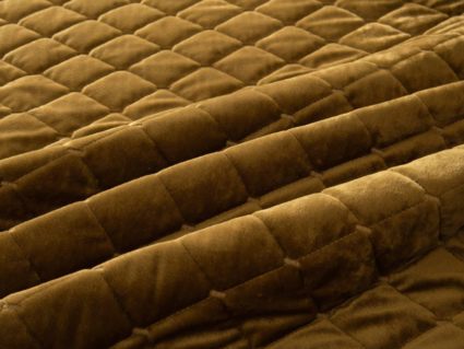 Покрывало Софи де Марко Натаниэль (горчичное) 160х220