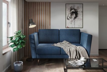 Диван Арско Гуннар двухместный синий