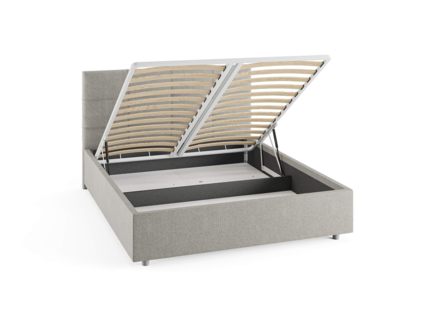 Кровать Сонум Caprice Рогожка Мокко (с подъемным механизмом) 80х190