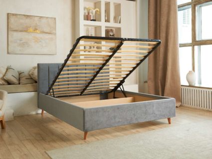 Кровать Димакс Амадора Крем с подъемным механизмом 140х190