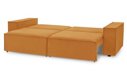 Диван Фиеста Мебель Софт 2 велюр Velutto 27 оранжевый