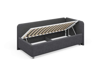 Кровать Сонум Capri Рогожка Марсала (с подъемным механизмом) 120х200