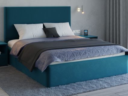 Кровать Lonax Фелиса велюр Dolly-17 (с основанием)