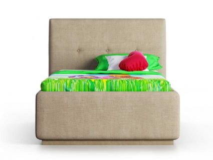 Кровать Nuvola Bianco Bravo cream (с подъемным механизмом) 200х200