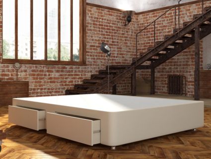 Кровать Mr.Mattress Site Box экокожа Beige 270