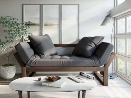 Диван Арско Амбер двухместный серый Длина 170 см