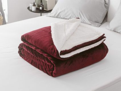 Плед Софи де Марко Жадор (бордо) 220х240