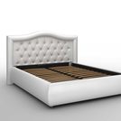 Кровать Sleeptek Premier 6 Экокожа White (с подъемным механизмом) 160х200