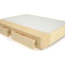 Кровать Mr.Mattress Site Box экокожа Beige 90х190